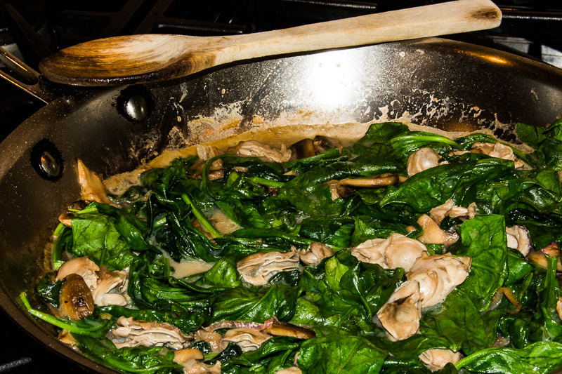 Oyster-Spinach